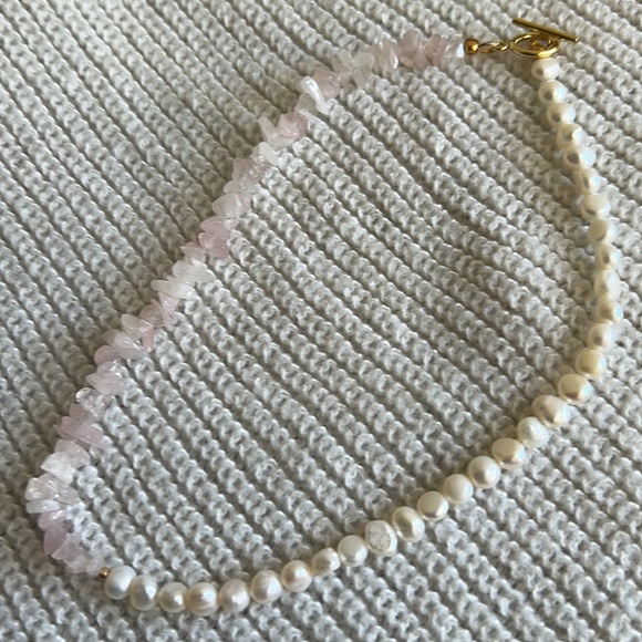 JoeyBaby Pearl & Moonstone Necklace - Picture 4 of 6